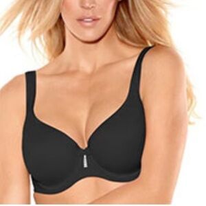 Fit Fully Yours Smooth Moulded Cup Underwired T-shirt Bra black size 40G